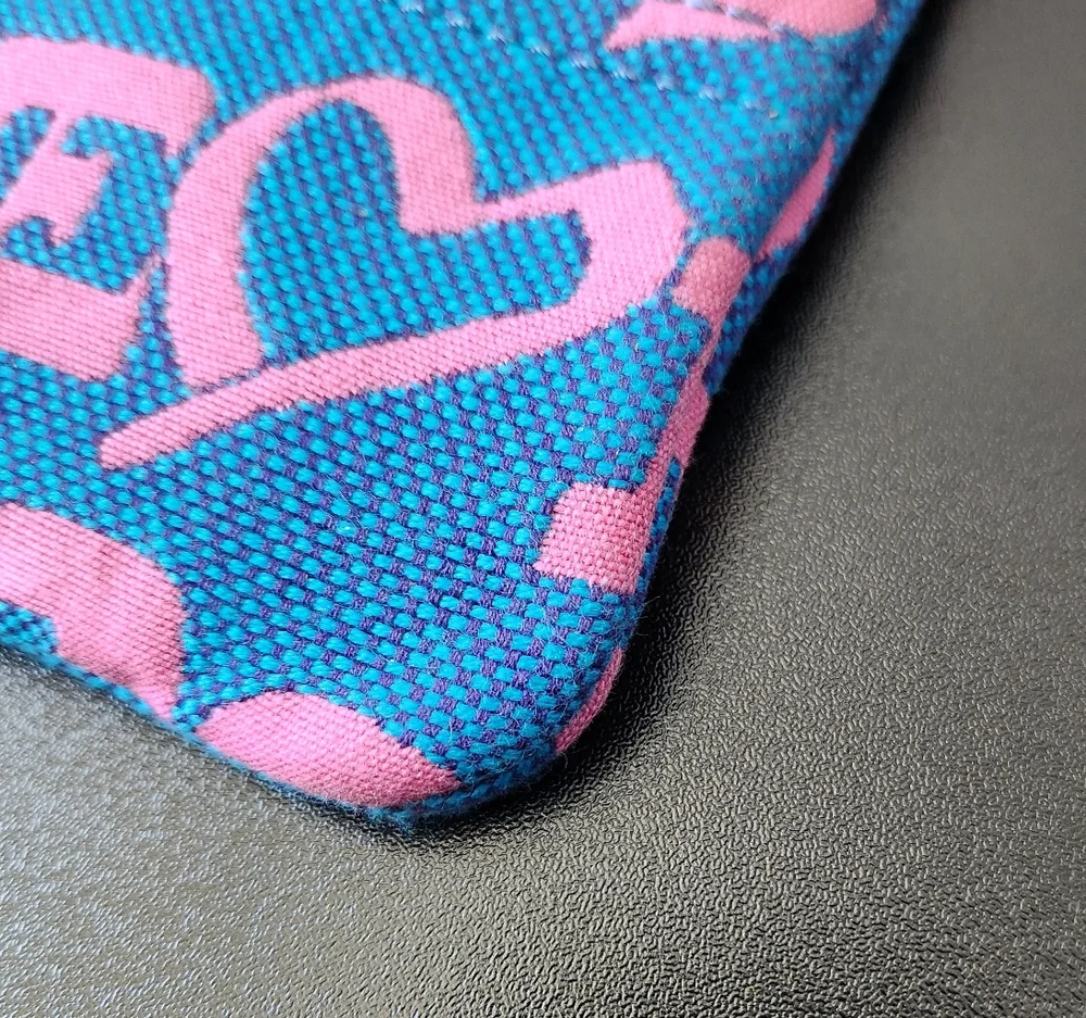 Dooney Blue Triple Zip Pouch - Picture 4 of 8